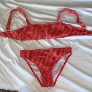 💚pink shein bikini